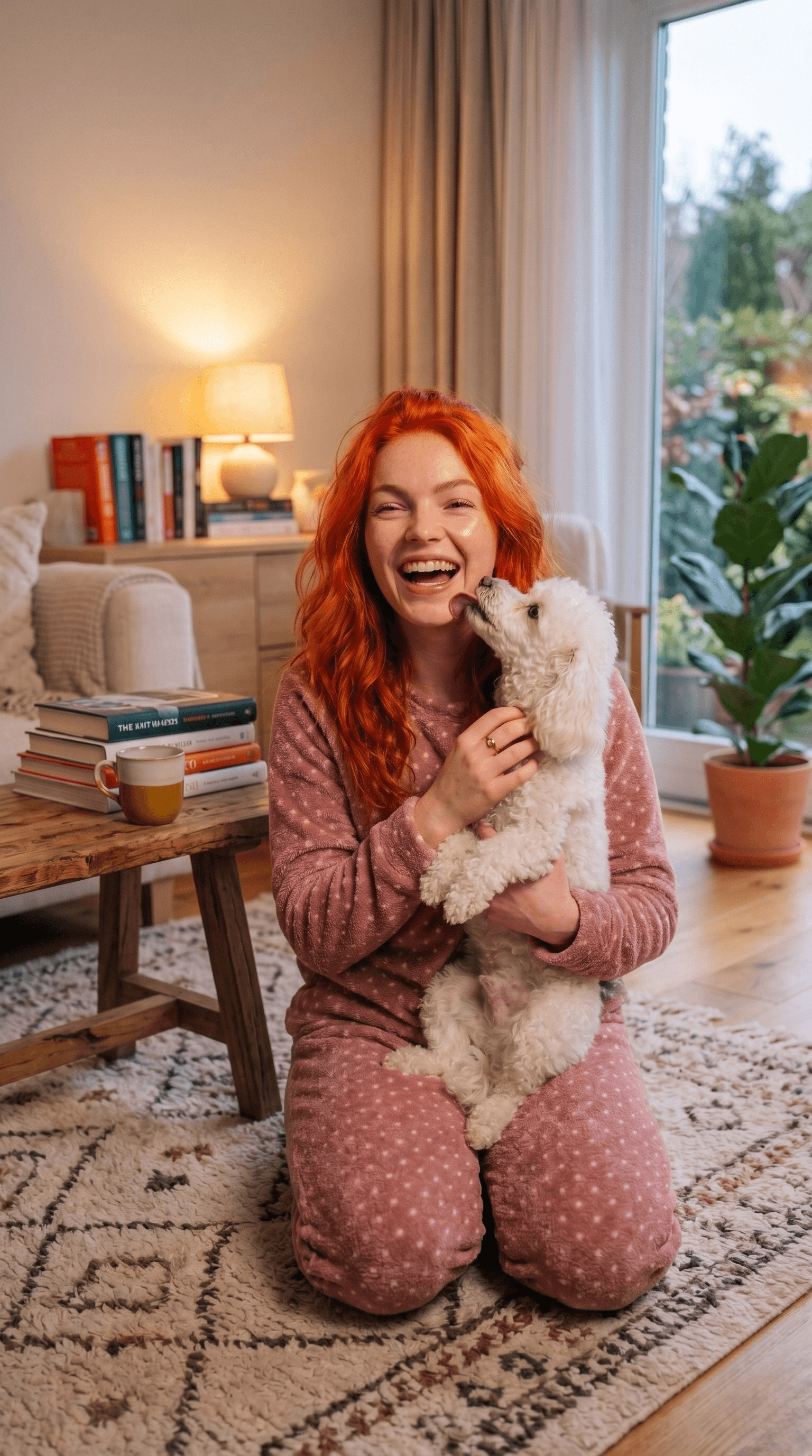 Avec un chien — je ne comprends toujours pas pourquoi c'est aussi mignon