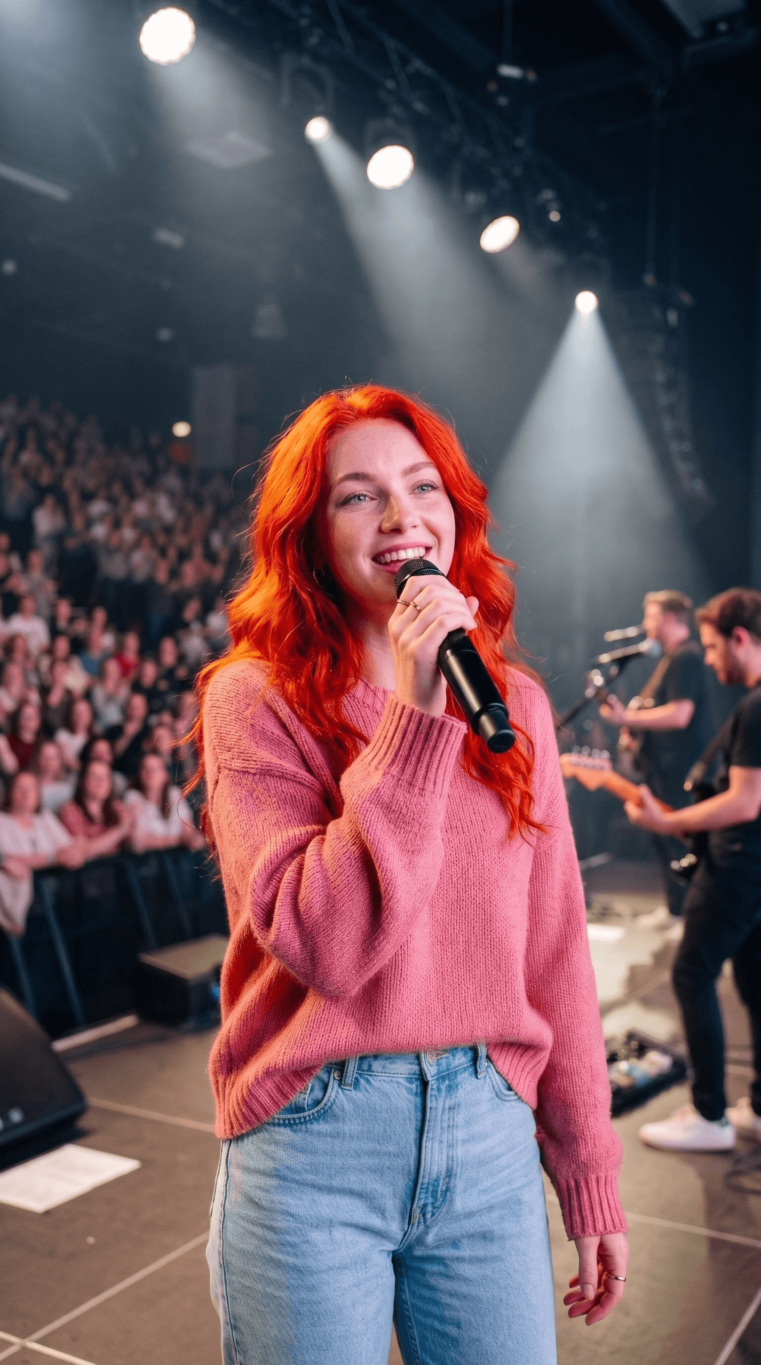 Celeste Fard sur scene